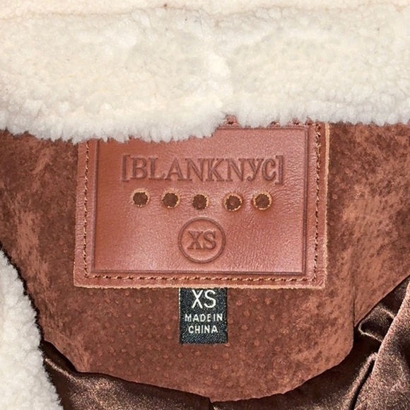 Blank NYC Suede Moto Jacket, Size XS, Like New - Picture 7 of 14